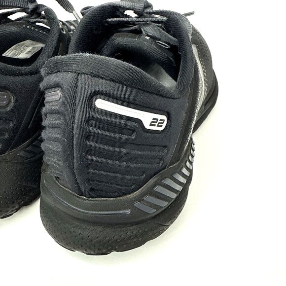 Brooks Mens 10.5 Adrenaline GTS 22 Running Shoes Black/Ebony Wide E 1103662E020 - Picture 6 of 11